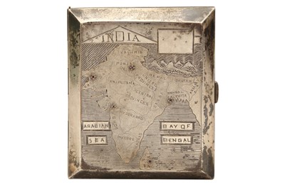 Lot 81 - A SILVER CIGARETTE CASE