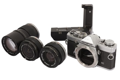 Lot 86 - An Olympus OM-1N SLR Camera