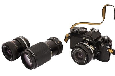 Lot 172 - A Nikon FM SLR Outfit