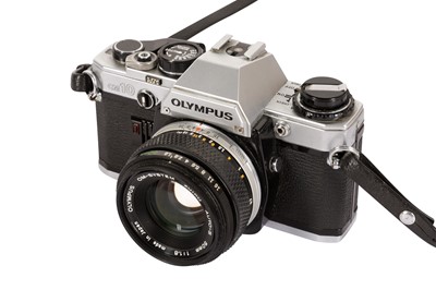 Lot 69 - An Olympus OM-10 SLR Camera