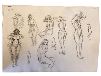Lot 225 - Buckland-Wright: Original Sketch Books (3) 1943-46