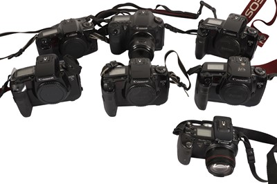 Lot 193 - A Selection of Canon SLRS
