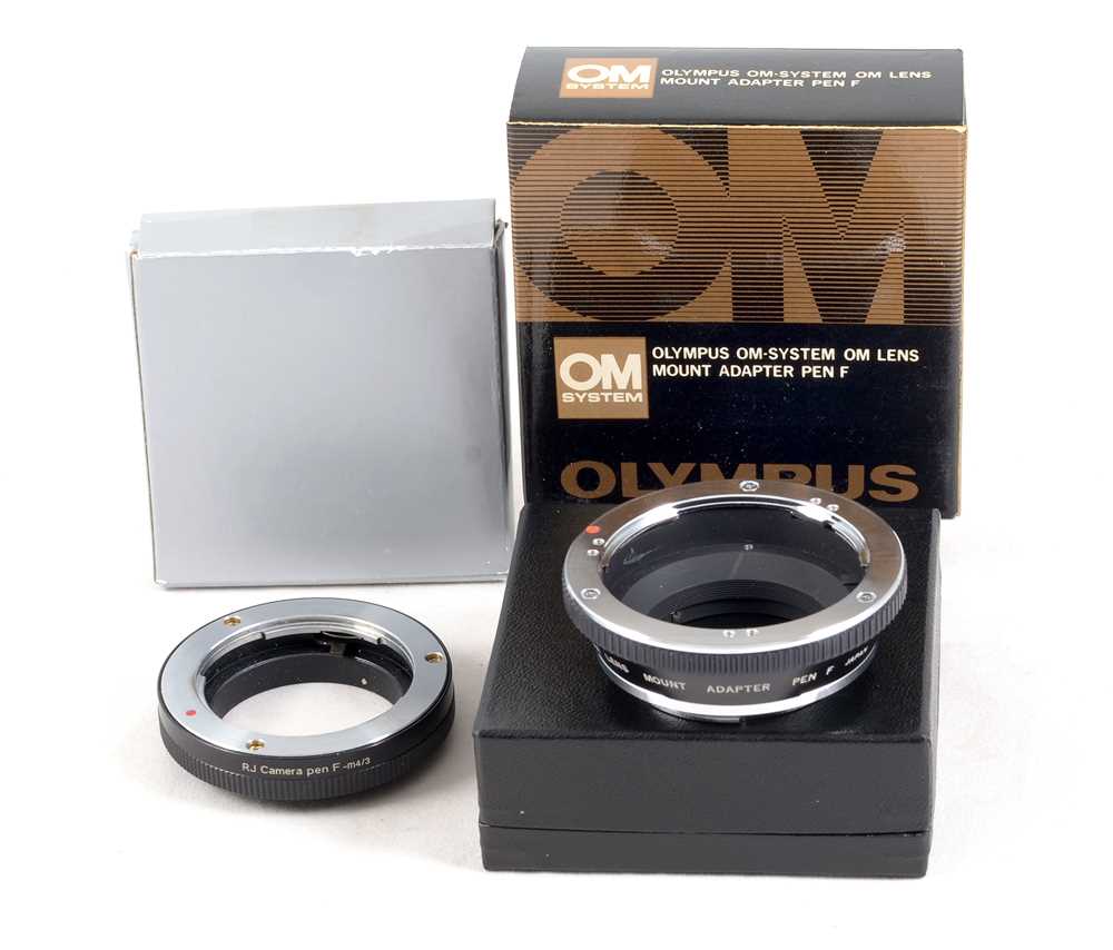 Lot 283 - Two Adapters for Olympus Pen F Cameras &