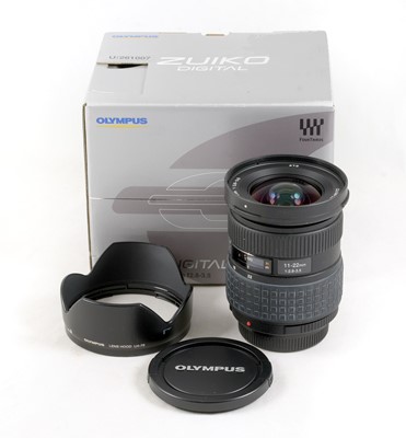 Lot 13 - An Olympus Zuiko Digital 11-22mm f2.8-3.5 4/3rds Zoom Lens.