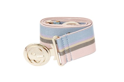 Lot 61 - Gucci Candy Elastic Web GG Belt - Size 90