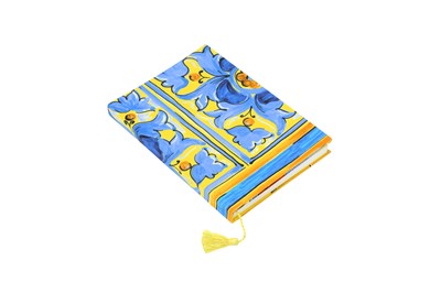 Lot 149 - Dolce & Gabbana Yellow Majolica Print Notebook