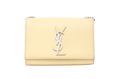 Lot 349 - Saint Laurent Cream Mini Kate Bag