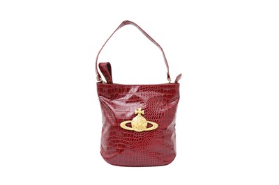 Lot 34 - Vivienne Westwood Scarlett Red Orb Backet Bag
