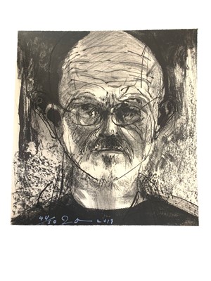 Lot 353 - Dine (Jim) 3 Cats and a Dog (Self Portrait)