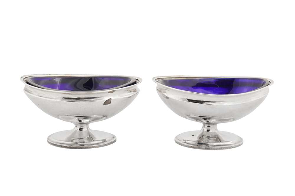Lot 189 - A pair of early 20th century Chinese Export silver salts, Beijing (Peking) circa 1920 by Bao Xiang