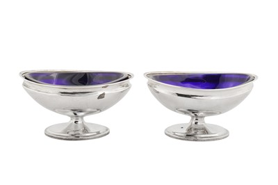 Lot 189 - A pair of early 20th century Chinese Export silver salts, Beijing (Peking) circa 1920 by Bao Xiang