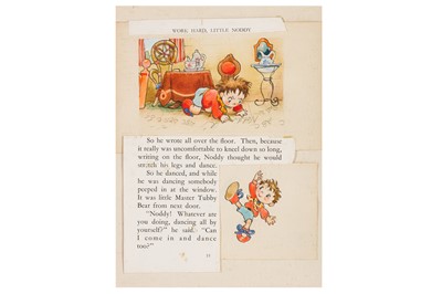 Lot 302 - Beek. Original artwork from Noddy goes to School.[1952]