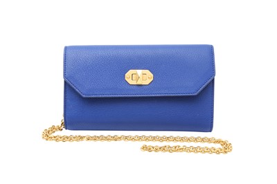 Lot 131 - Alexander McQueen Royal Blue Wallet On Chain