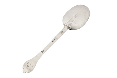 Lot 465 - A Charles II sterling silver spoon, London 1684 by Lawrence Coles
