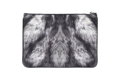 Lot 422 - Alexander McQueen Monochrome Animal Flat Pouch