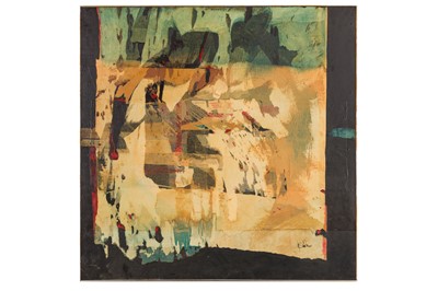 Lot 307 - BRITISH SCHOOL, ABSTRACT COLLAGE 1975