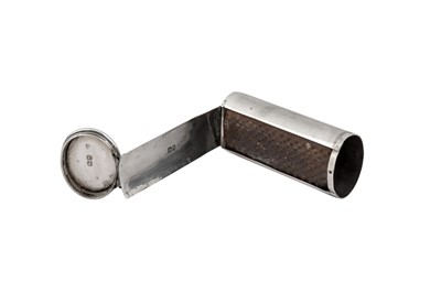 Lot 24 - A George III sterling silver nutmeg grater, London 1813 by William Knight II