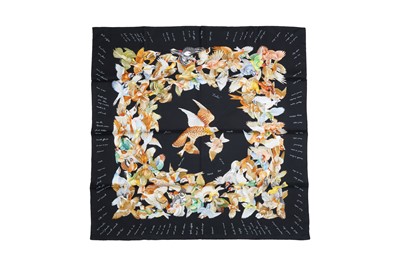 Lot 406 - Hermes 'L'intrus' Silk Print Scarf