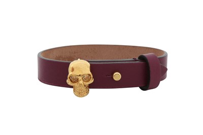 Lot 2 - Alexander McQueen Magenta Skull Bracelet