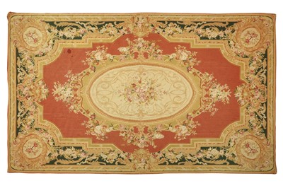 Lot 1370 - A FINE CHINESE NEEDLEPOINT LARGE RUG