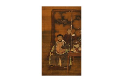 Lot 8 - ATTRIBUTED TO YU ZHIDING 禹之鼎 （款）(Jiangdu, China, 1647 - after 1709)