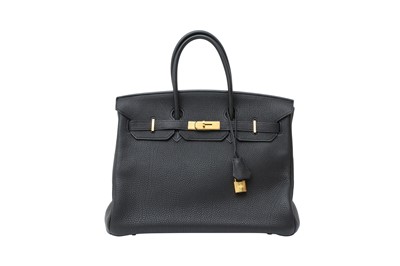 Lot 383 - Hermes Black Togo Birkin 35