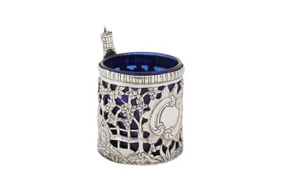 Lot 420 - A George III silver cream pail, London circa 1760 by Charles Clark (first reg. 12th Sep 1758)