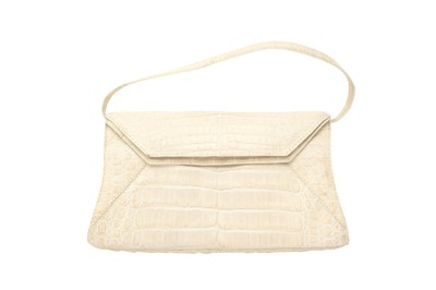 Lot 361 - λ Nancy Gonzalez Ivory Crocodile Flap Bag