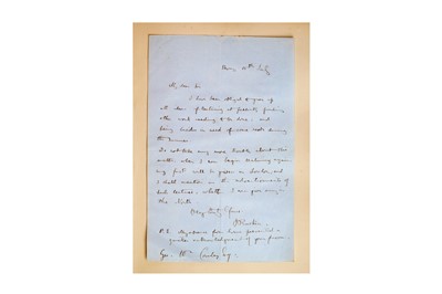 Lot 45 - Autograph Album.- Incl. John Ruskin