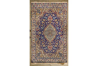Lot 1352 - A FINE PART SILK NAIN RUG, CENTRAL PERSIA