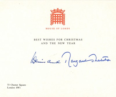 Lot 364 - Thatcher (Margaret)