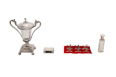 Lot 1225 - AN EARLY 19TH CENTURY FRENCH 950 STANDARD SILVER MUSTARD POT, PARIS 1819-1838