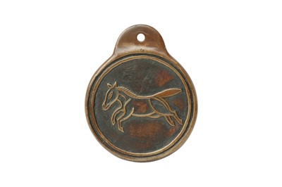 Lot 100 - A KOREAN BRONZE HORSE WARRANT, MA-PAE