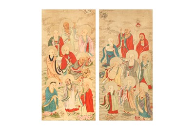 Lot 50 - ATTRIBUTED TO QIAN XUAN 錢選（款）(Huzhou, China, 1235 - 1305)
