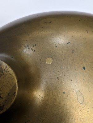 Lot 42 - A CHINESE BRONZE TRIPOD CENSER