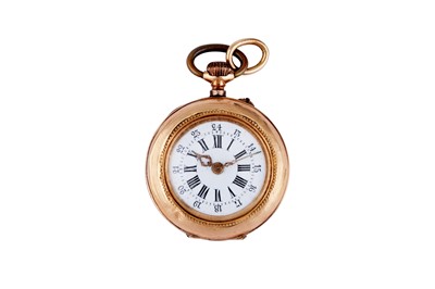 Lot 381 - OPEN-FACE POCKET WATCH.