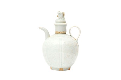 Lot 644 - A CHINESE SONG-STYLE QINGBAI EWER AND COVER
