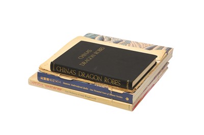 Lot 766 - THREE CHINESE IMPERIAL TEXTILES REFERENCE BOOKS