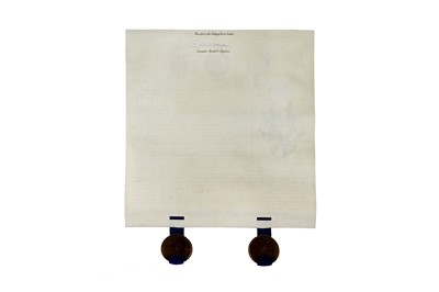 Lot 71 - GRANT OF ARMS FROM THE REIGN OF QUEEN ELIZABETH II