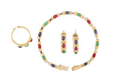 Lot 11A - A RUBY, SAPPHIRE AND EMERALD SUITE