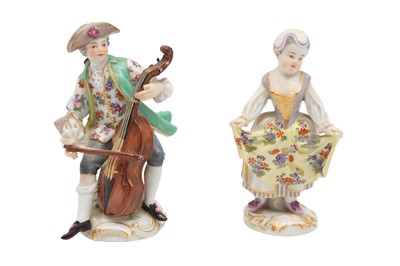 Lot 198 - TWO MEISSEN FIGURES