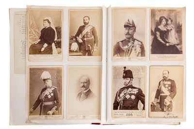 Lot 103 - GROUP OF SCRAP ALBUMS FEATURING A LARGE SELECTION OF ROYAL EPHEMERA