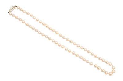 Lot 43 - A PEARL NECKLACE