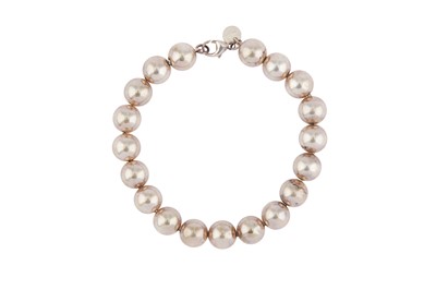 Lot 48 - A SILVER BRACELET BY TIFFANY
