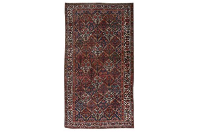 Lot 317 - A BAKHTIARI KELLEH OF GARDEN DESIGN, WEST PERSIA