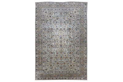 Lot 322 - A FINE KASHAN CARPET, CENTRAL PERSIA
