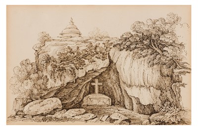 Lot 73 - Gresley (Major Francis, attributed to) Cave of Camoens, Goa (1826)