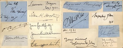 Lot 52 - Autograph Album.- Miscellaneous