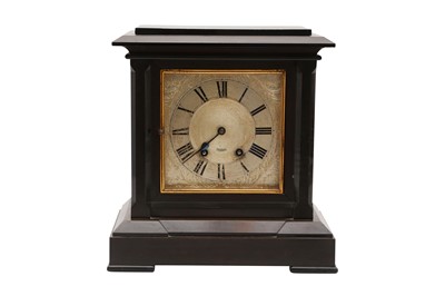 Lot 83 - A 19TH-CENTURY EBONISED BRACKET CLOCK BY JOHN WALKER