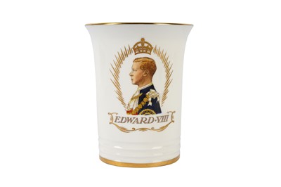 Lot 44 - TWO MINTON BONE CHINA COMMEMORATIVE BEAKERS